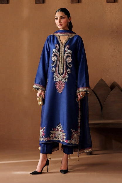 BAROQUE - 3PC SILK HEAVY EMBROIDERED