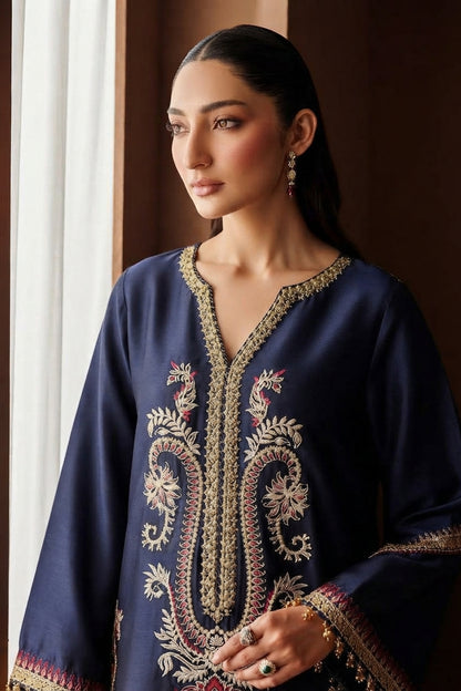 BAROQUE - 3PC SILK HEAVY EMBROIDERED