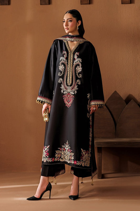 BAROQUE - 3PC SILK HEAVY EMBROIDERED