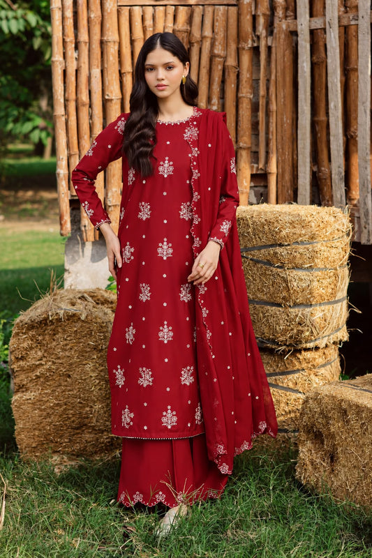 BATIK - 3PC DHANAK EMBROIDERED LUXURY ANG-2062